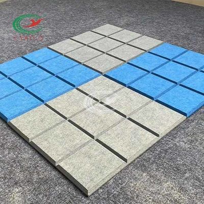 防火効力のある軽量の耐久の感じられた壁パネルのポリエステル線維