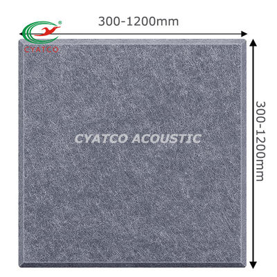 CYATCO 12&quot;X 12&quot; 方形繊維壁パネル 防音泡パネル サイズを切り取るのに簡単