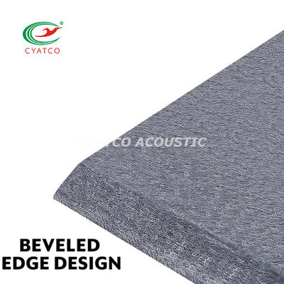 CYATCO 12&quot;X 12&quot; 方形繊維壁パネル 防音泡パネル サイズを切り取るのに簡単